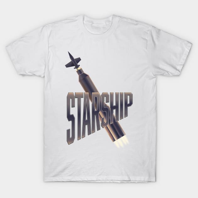 Starship T-Shirt by nickemporium1